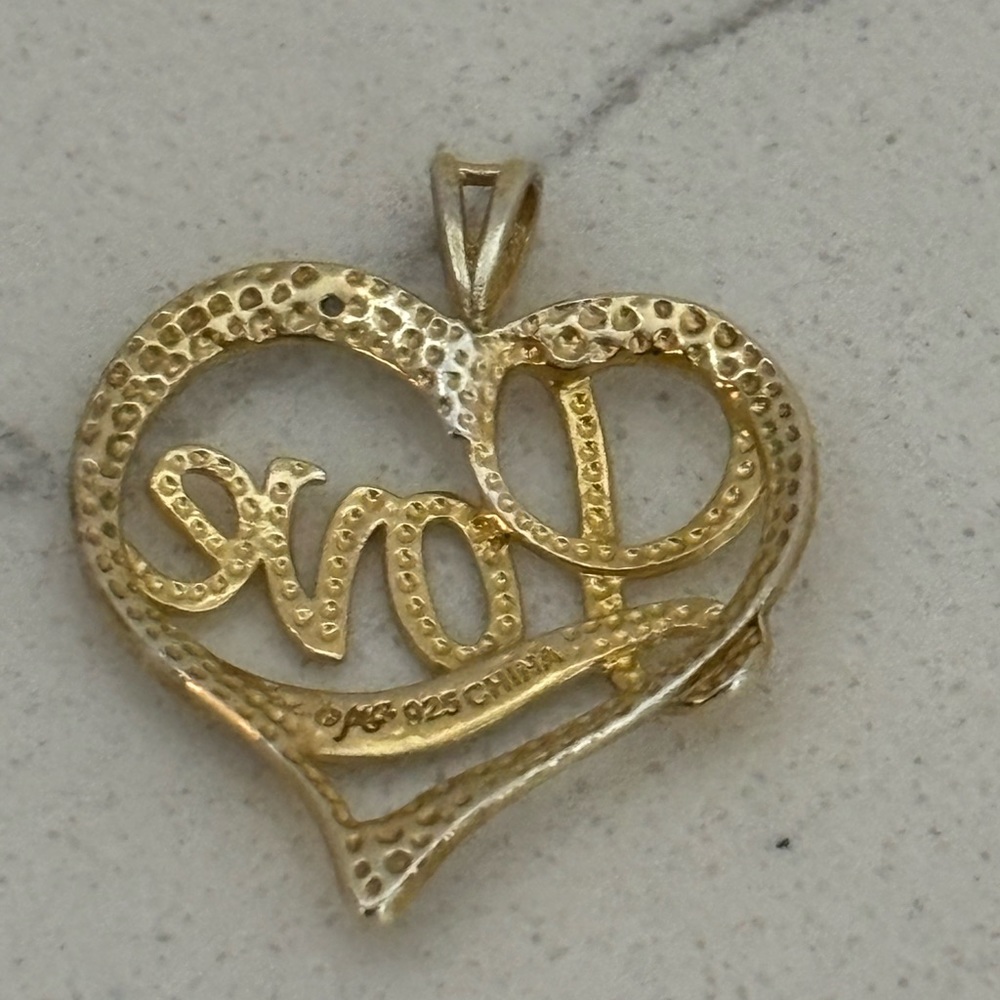 Silver 925 heart pendant - Picture 3 of 4
